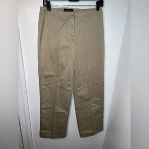 Moda International, 8P, tan pant ,button zip latch hook closure 100% cotton L=38